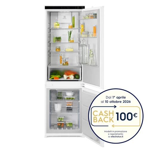 ELECTROLUX - FRIGORIFERO COMBINATO MULTIFLOW CLASSE E ENA7CE18S - 2260002514