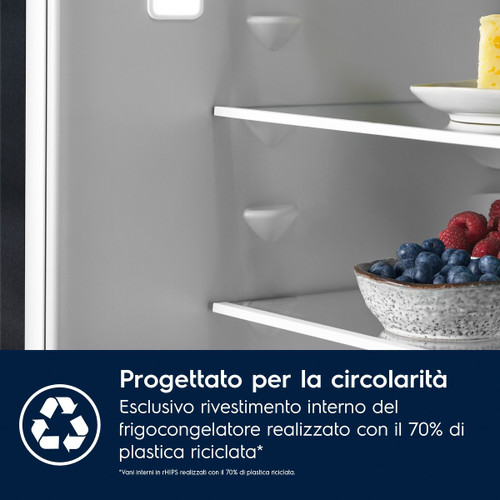 ELECTROLUX - ELECTROLUX FRIGORIFERO COMBINATO MULTIFLOW CLASSE E ENA7CE18S - 2260002514