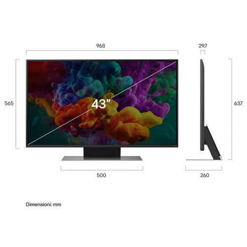 LG ELECTRONICS - QNED EVO AI MINILED QNED86B 43QNED86B6B - 2260004975