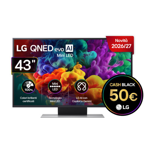 LG ELECTRONICS - QNED EVO AI MINILED QNED86B 43QNED86B6B - 2260004975
