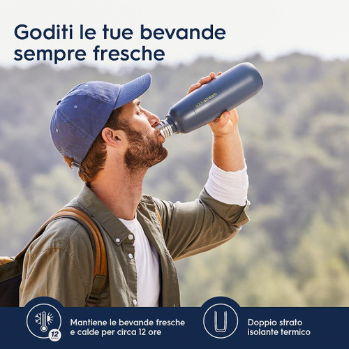 SODASTREAM - FIZZ&GO STAINLESS STORM - 2250006398