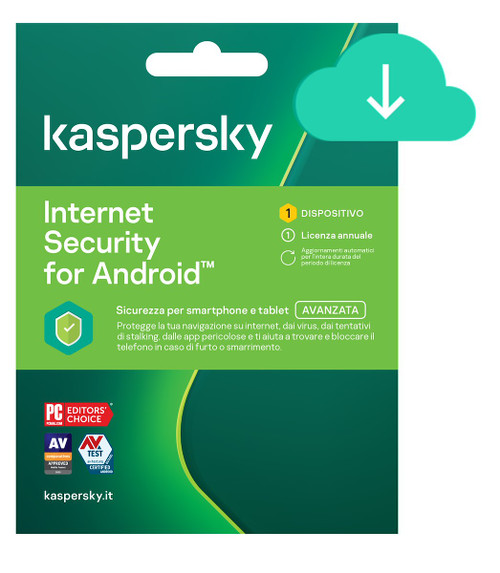 KASPERSKY - KASPERSKY INTERNET SECURITY ANDROID 2020 1D/1Y BS - 8080001067