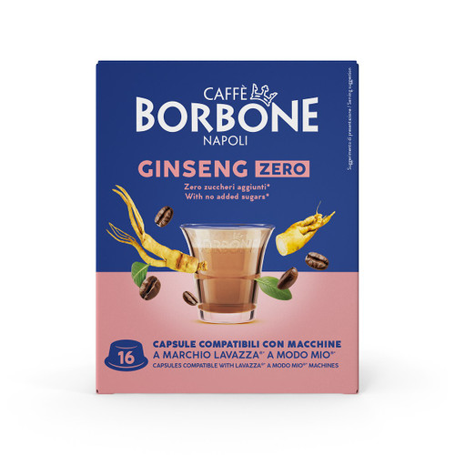 CAFFE' BORBONE - COMPATIBILI A MODO MIO - GINSENG ZERO - 16 CAPS - 2230019047 CAFFE' BORBONE 0 | trony.live