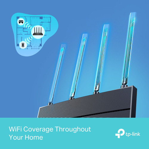 TP-LINK - TP-Link Router Gigabit  Wi-Fi 6 Dual-Band AX1500 - 2230011451