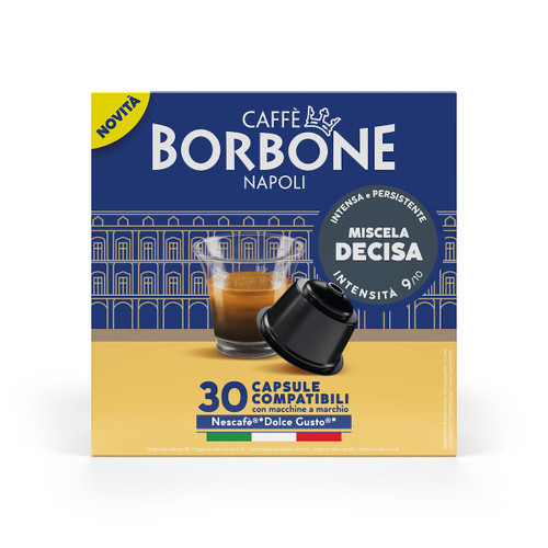 CAFFE' BORBONE - COMPATIBILI DOLCE GUSTO - MISCELA DECISA - 30 CAPS - 2250006814 CAFFE' BORBONE 0 | trony.live