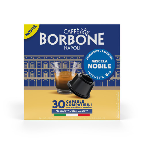 CAFFE' BORBONE - COMPATIBILI DOLCE GUSTO - MISCELA NOBILE - 30 CAPS - 2250006813 CAFFE' BORBONE 0 | trony.live
