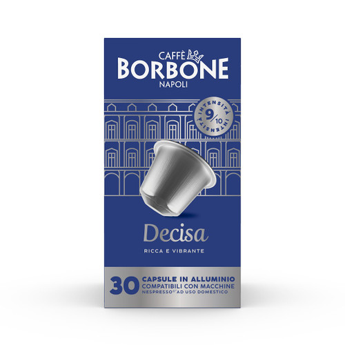CAFFE' BORBONE - COMP. NESPRESSO ALLUMINIO - MISCELA DECISA-30 CAPS - 2250006884 CAFFE' BORBONE 0 | Trony.it