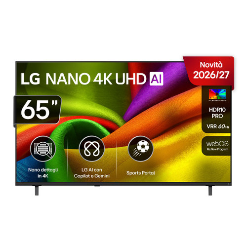 LG ELECTRONICS - NANO 4K UHD AI NU85 65NU850B6LA - 2260005112