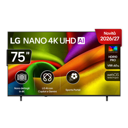 LG ELECTRONICS - NANO 4K UHD AI NU85 75NU850B6LA - 2260005059
