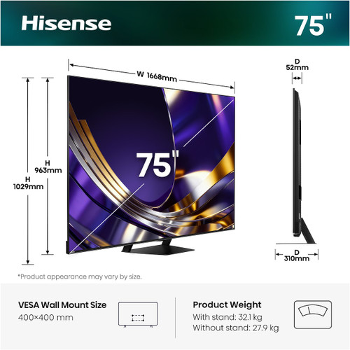 HISENSE - 75U7S PRO - 2260002599