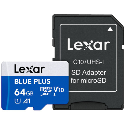 LEXAR - 64GB LEXAR MICROSDXC BLUE PLUS - 2260006460