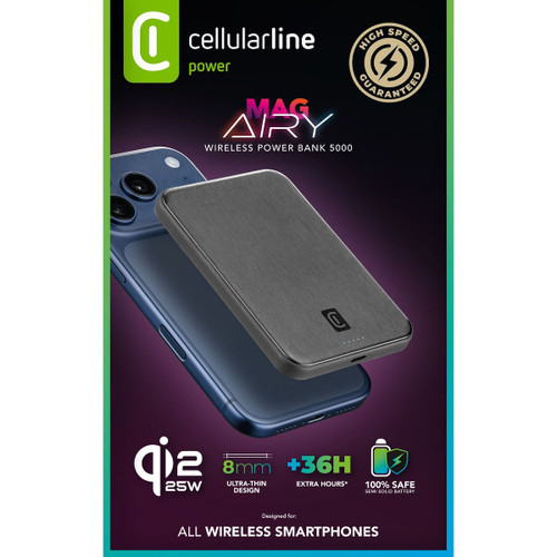 CELLULARLINE - MAG AIRY 5.000 QI2 25W - 2260001945