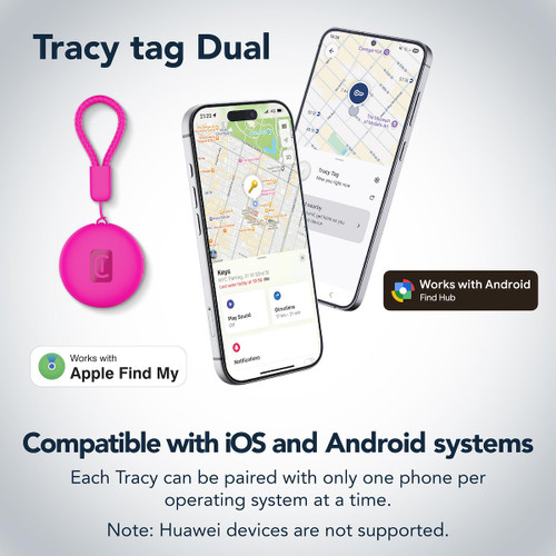 CELLULARLINE - TRACY TAG DUAL PER DISPOSITIVI IOS - ANDROID - 2260006382
