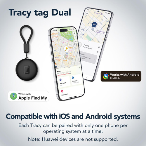 CELLULARLINE - TRACY TAG DUAL PER DISPOSITIVI IOS - ANDROID - 2260006381
