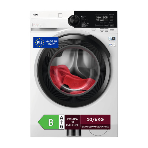 AEG - Lavasciuga 10+6 Kg Classe B/A 1600 Giri MADE IN ITALY LWR9E106AB - 2250002811