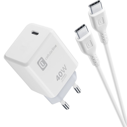 CELLULARLINE - KIT ACH USB-C 40W - 2260007884 CELLULARLINE 0 | Trony.it
