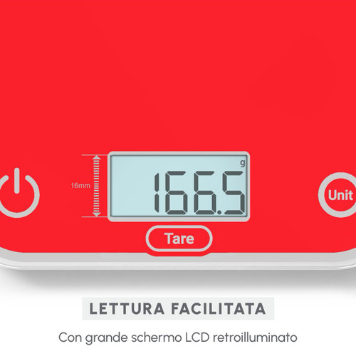 MOULINEX - Con un display retroilluminato facile da leggere e funzioni intelligenti, Optiss è la bilancia da cucina digitale - 2240022149