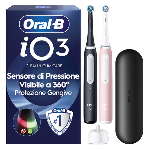 ORAL-B - IO3 DUO NERO/ROSA BOX PTHBR - 2260007204 ORAL-B 0 | Trony.it