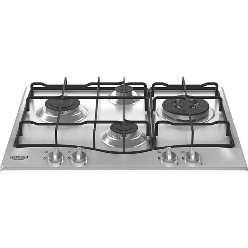 HOTPOINT ARISTON - PCN R643N T/IX/HA Piano cottura 60 cm, griglie smaltate effetto ghisa, 4 fuochi di cui 1 tripla corona - 2260009517