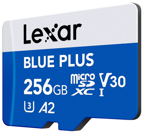 LEXAR - 256GB LEXAR MICROSDXC BLUE PLUS - 2260008613 LEXAR 0 | Trony.it