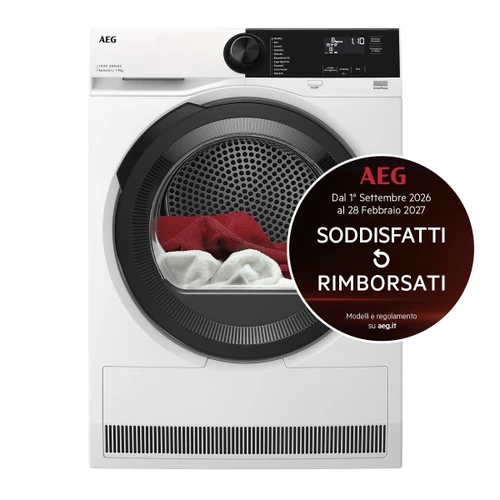 AEG - TR7HE1C9 asciugatrice Libera installazione Caricamento frontale 9 kg Bianco - 2260007952