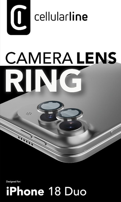 CELLULARLINE - CAMERA LENS RING - IPHONE 18 DUO - 2260010153