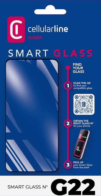 CELLULARLINE - TEMPERED SMART GLASS G22 - 2260001380