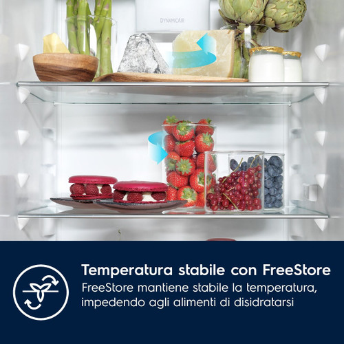 ELECTROLUX - ELECTROLUX FRIGORIFERO COMBINATO TWINTECH TOTAL NO FROST CLASSE E ENA7TE75S - 2260003402