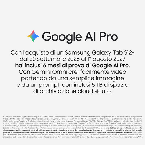 SAMSUNG - GALAXY TAB S12+ 256GB WI-FI - 2260010720