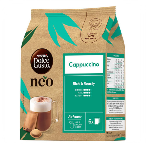Nescafe' Dolce Gusto - NEO CAPPUCCINO 6 CAPSULE + 6 BUSTINE - 2260010495