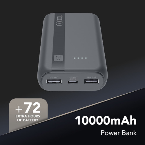 CELLULARLINE - POWERBANK ESSENTIAL 10000 GRIGIO - 2260010064