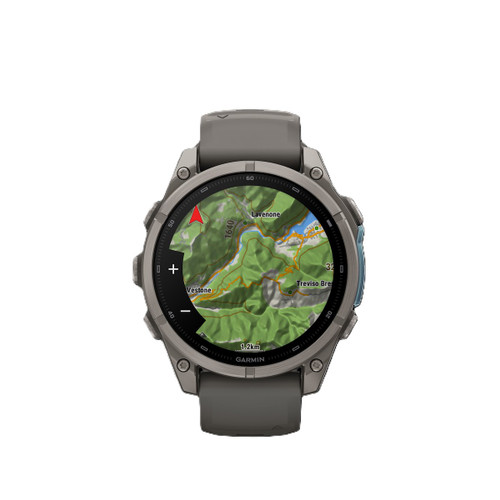 GARMIN - FENIX 9, 47MM, BARE TI, PEBBLE GRAY BAND - 2260009739