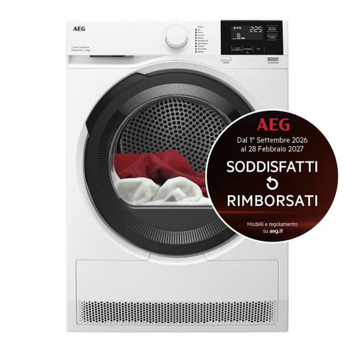 AEG - Series 7000 TR7HG18C asciugatrice Libera installazione Caricamento frontale 8 kg Bianco - 2260008640