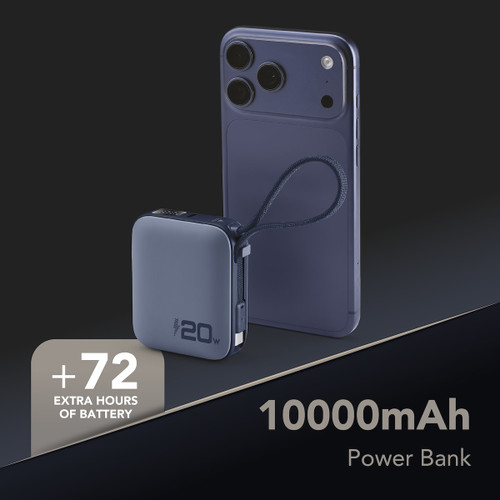 CELLULARLINE - POWER BANK POCKET 10000 MAH 20W PORTA USB-C BLU - 2260008331