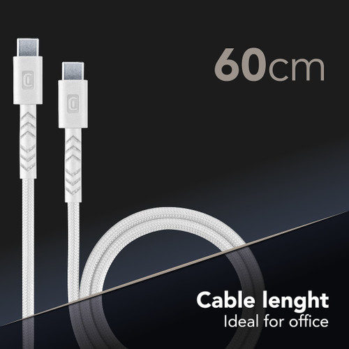 CELLULARLINE - CAVO FLEXY 60CM 60W USB C TO USB C BIANCO - 2260009226