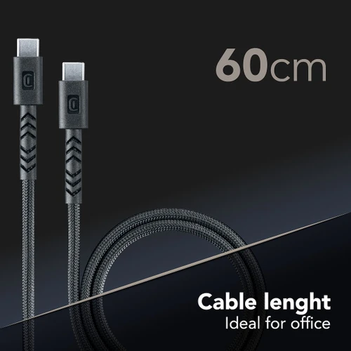 CELLULARLINE - CAVO FLEXY 60CM 60W USB C TO USB C NERO - 2260009231