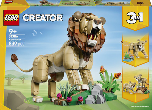 LEGO - 31386 CREATOR 3IN1 ANIMALI SELVATICI: LEONE - 2260011599