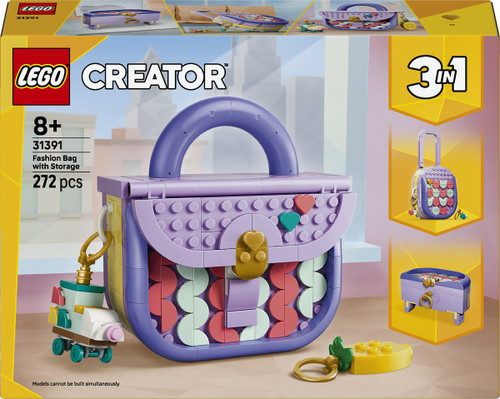 LEGO - 31391 CREATOR 3IN1 BORSETTA ALLA MODA PORTAOGGETTI - 2260011595