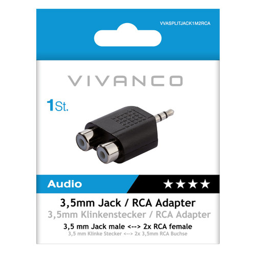 SBS - VVASPLITJACK1M2RCA - 2260001831
