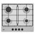 BEKO - Piano a Gas con PractiClean, 4 Bruciatori, 60 cm - 2230015498 BEKO 0 | Trony.it