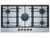 BOSCH - PCR9A5B90 SERIE 6 PIANO A GAS 90 CM ACCIAIO INOX - 2170006922 BOSCH 0 | Trony.it