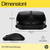 HP - 250 Dual mouse, connettività wireless a 2,4 GHz e Bluetooth 5.0, sensore ottico da 1600 dpi, sensori multisuperficie - 2230009227 HP 3 | Trony.it