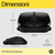HP - 250 Dual mouse, connettività wireless a 2,4 GHz e Bluetooth 5.0, sensore ottico da 1600 dpi, sensori multisuperficie - 2230009227 HP 3 | Trony.it