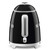 SMEG - Mini Bollitore 50's Style –Nero LUCIDO  KLF05BLEU - 2210006132 SMEG 3 | Trony.it