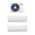 ARGO - CLIMA DESIGN DUAL 9000 + 12000 KIT DUALSPLIT - 2240007921 ARGO 0 | Trony.it