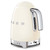 Smeg - Bollitore A Temperatura Variabile 50's Style – Panna LUCIDO – KLF04CREU - 2200005125 Smeg 3 | Trony.it