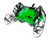 NACON - WIRED COMPACT CONTROLLER CRYSTAL GREEN - 2170019893 NACON 6 | Trony.it