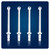ORAL-B - TESTINE DI RICAMBIO OXYJET, 4 PEZZI - 1902128198 ORAL-B 1 | Trony.it