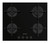 SMEG - Smeg Universal PV264B piano cottura Nero Da incasso 60 cm Gas 4 Fornello - 2230007940 SMEG 0 | Trony.it