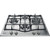 HOTPOINT ARISTON - Piano cottura a gas Hotpoint Ariston PCN 641 T/IX/HAR - 2160006070 HOTPOINT ARISTON 0 | Trony.it
